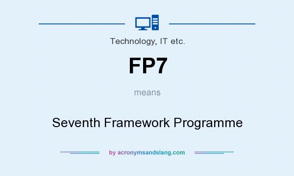 What does FP7 mean? It stands for Seventh Framework Programme