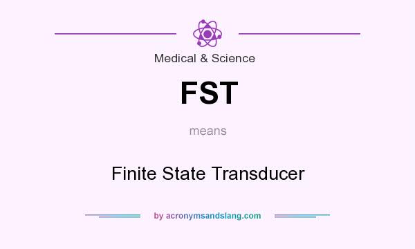What does FST mean? It stands for Finite State Transducer