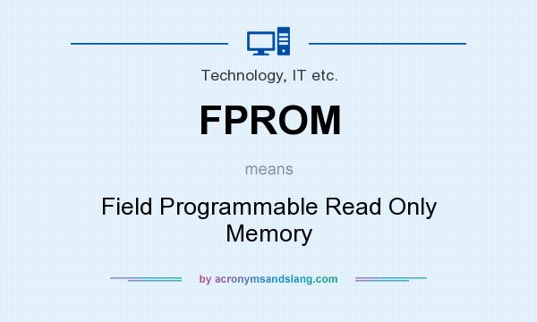 What does FPROM mean? It stands for Field Programmable Read Only Memory