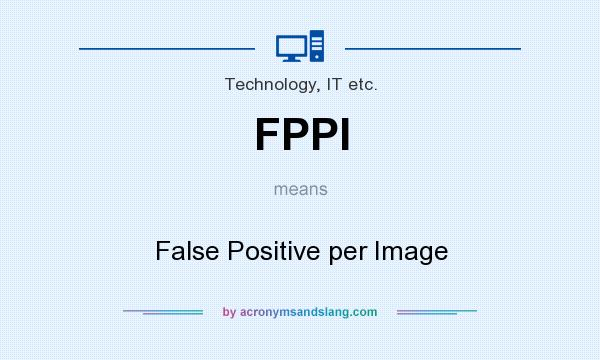 What does FPPI mean? It stands for False Positive per Image