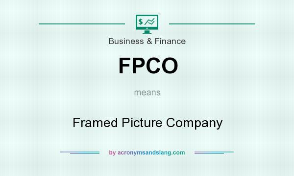 What does FPCO mean? It stands for Framed Picture Company