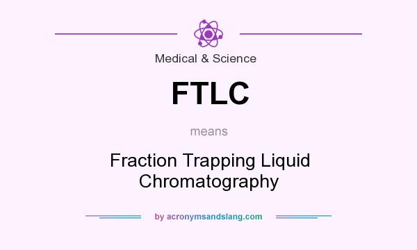 What does FTLC mean? It stands for Fraction Trapping Liquid Chromatography