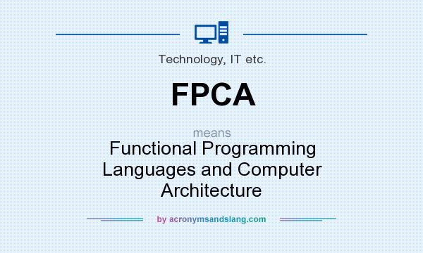 What does FPCA mean? It stands for Functional Programming Languages and Computer Architecture