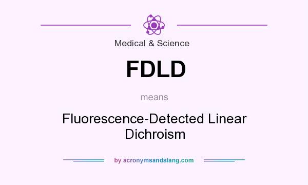 What does FDLD mean? It stands for Fluorescence-Detected Linear Dichroism