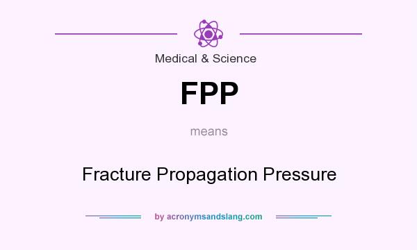 What does FPP mean? It stands for Fracture Propagation Pressure