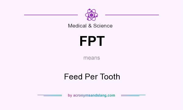 What does FPT mean? It stands for Feed Per Tooth