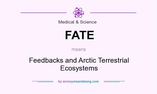 What does FATE mean? It stands for Feedbacks and Arctic Terrestrial Ecosystems