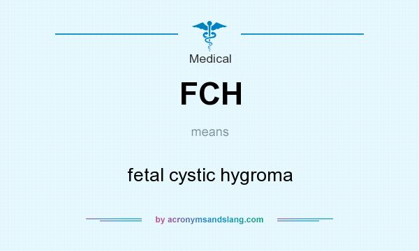 What does FCH mean? It stands for fetal cystic hygroma