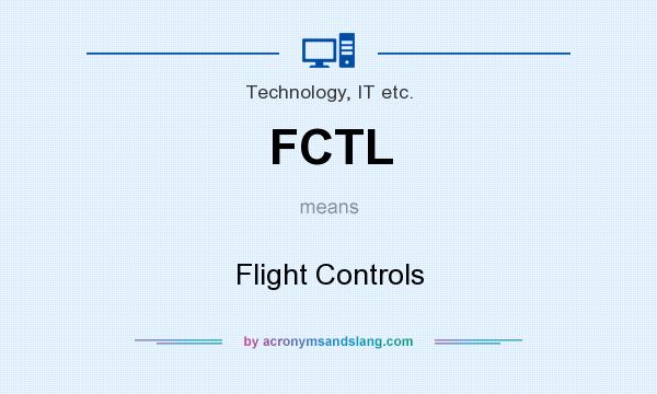 What does FCTL mean? It stands for Flight Controls