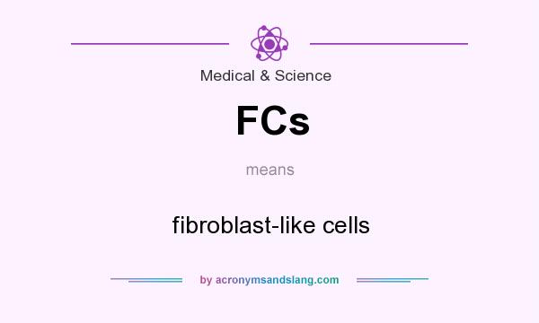 What does FCs mean? It stands for fibroblast-like cells