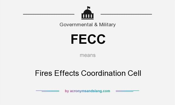 What does FECC mean? It stands for Fires Effects Coordination Cell