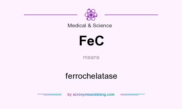What does FeC mean? It stands for ferrochelatase
