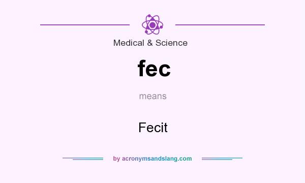 What does fec mean? It stands for Fecit