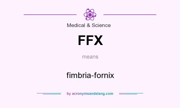What does FFX mean? It stands for fimbria-fornix