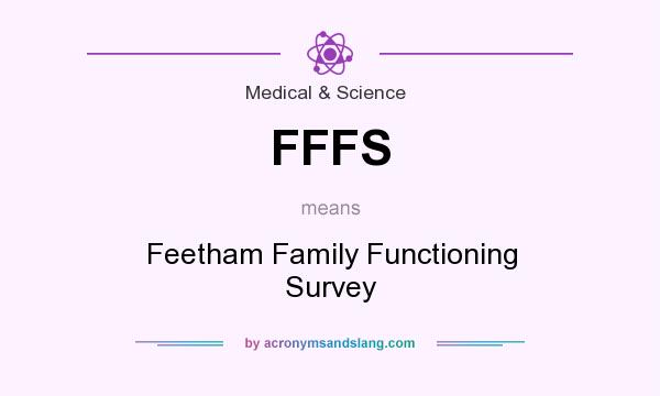 What does FFFS mean? It stands for Feetham Family Functioning Survey
