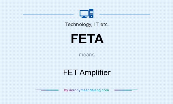 What does FETA mean? It stands for FET Amplifier
