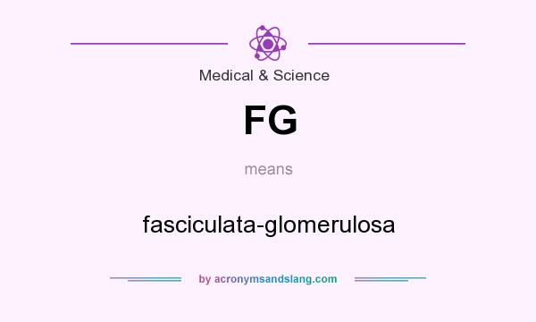 What does FG mean? It stands for fasciculata-glomerulosa