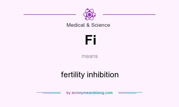 What does Fi mean? It stands for fertility inhibition