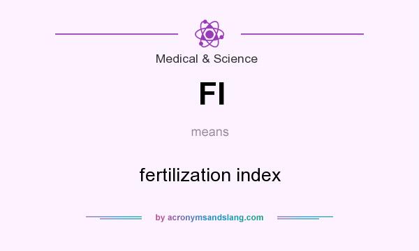 What does FI mean? It stands for fertilization index
