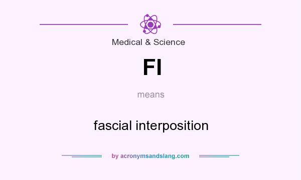 What does FI mean? It stands for fascial interposition