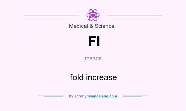 What does FI mean? It stands for fold increase