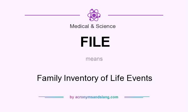 What does FILE mean? It stands for Family Inventory of Life Events