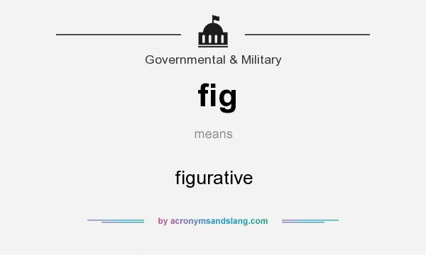 What does fig mean? It stands for figurative
