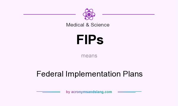 What does FIPs mean? It stands for Federal Implementation Plans