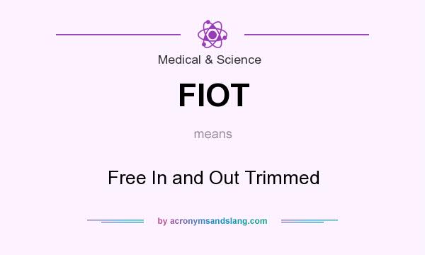 What does FIOT mean? It stands for Free In and Out Trimmed