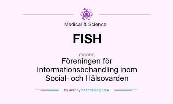 What does FISH mean? It stands for Föreningen för Informationsbehandling inom Social- och Hälsovarden