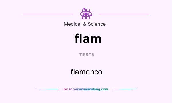 What does flam mean? It stands for flamenco