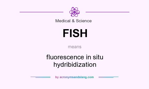 What does FISH mean? It stands for fluorescence in situ hydribidization