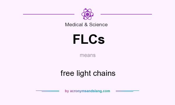 What does FLCs mean? It stands for free light chains