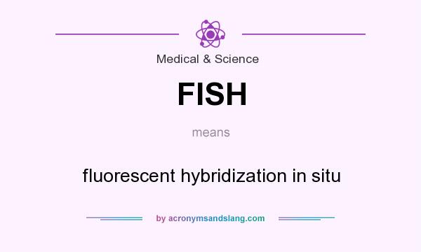 What does FISH mean? It stands for fluorescent hybridization in situ