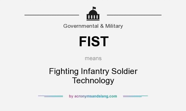 What does FIST mean? It stands for Fighting Infantry Soldier Technology