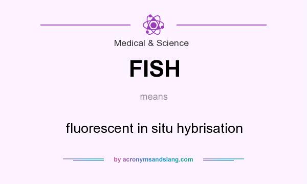 What does FISH mean? It stands for fluorescent in situ hybrisation