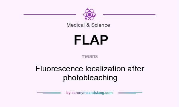 What does FLAP mean? It stands for Fluorescence localization after photobleaching