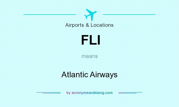 What does FLI mean? It stands for Atlantic Airways