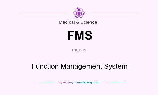What does FMS mean? It stands for Function Management System