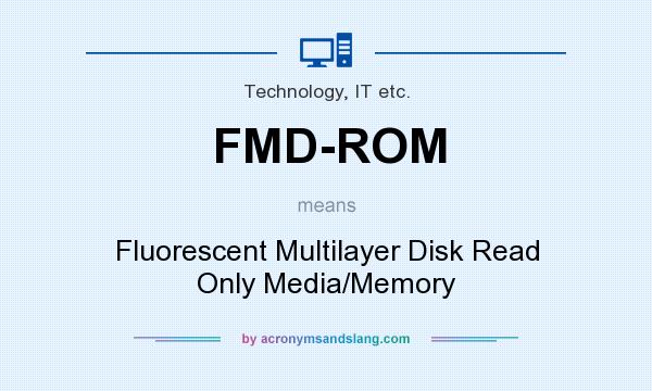 What does FMD-ROM mean? It stands for Fluorescent Multilayer Disk Read Only Media/Memory