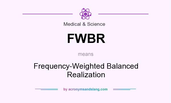 What does FWBR mean? It stands for Frequency-Weighted Balanced Realization