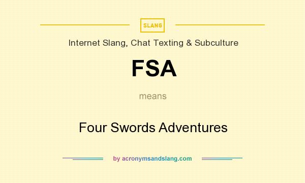 What does FSA mean? It stands for Four Swords Adventures