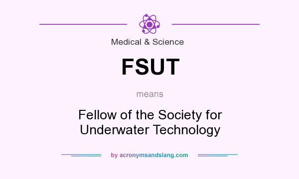 What does FSUT mean? It stands for Fellow of the Society for Underwater Technology