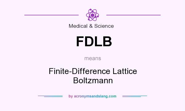 What does FDLB mean? It stands for Finite-Difference Lattice Boltzmann