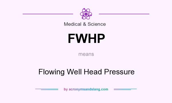 What does FWHP mean? It stands for Flowing Well Head Pressure