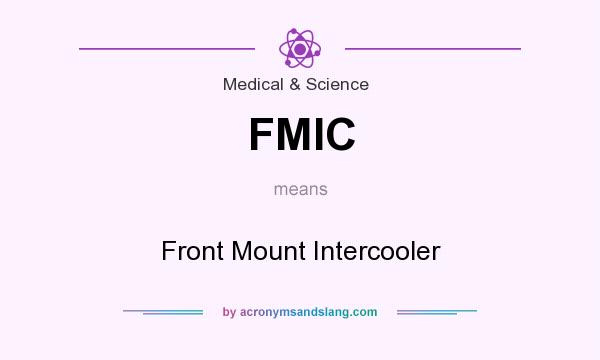 What does FMIC mean? It stands for Front Mount Intercooler