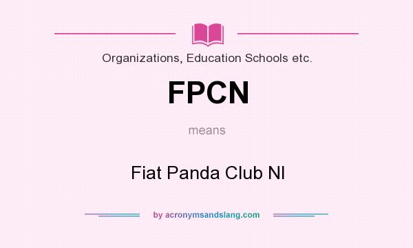What does FPCN mean? It stands for Fiat Panda Club Nl
