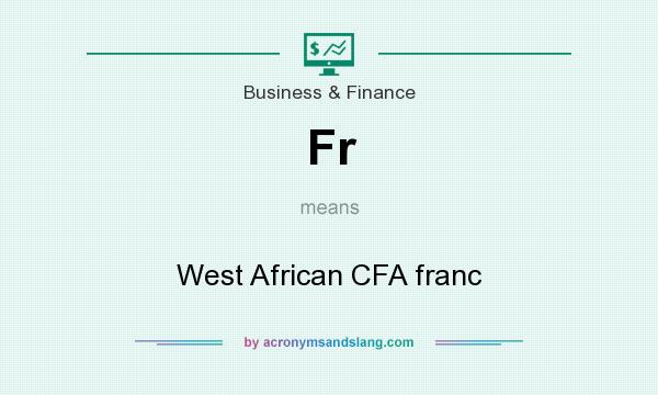 What does Fr mean? It stands for West African CFA franc