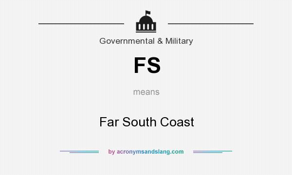 What does FS mean? It stands for Far South Coast