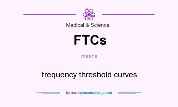 What does FTCs mean? It stands for frequency threshold curves